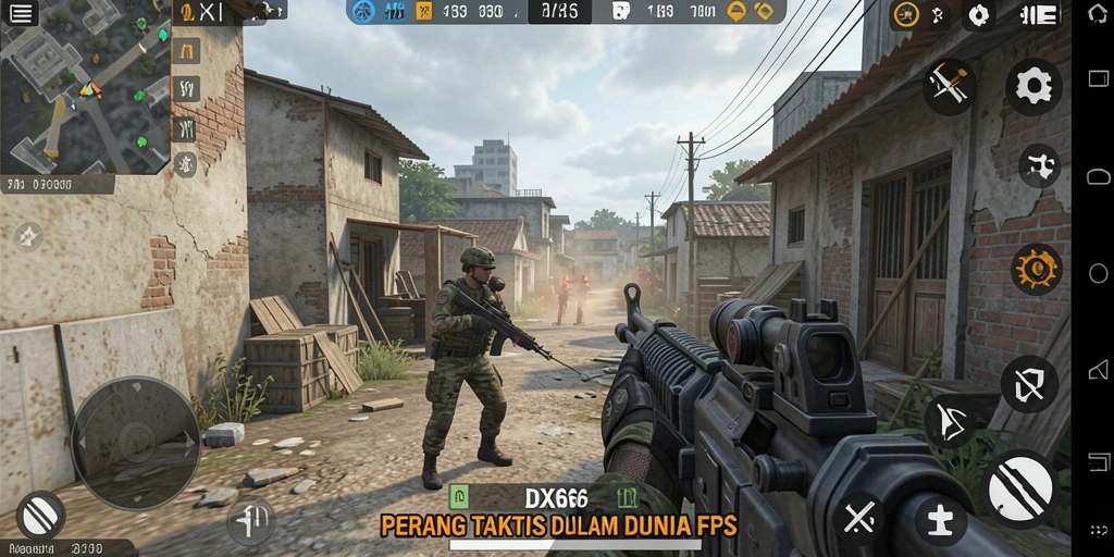 Tangkapan layar dari gameplay intens di IDX66.