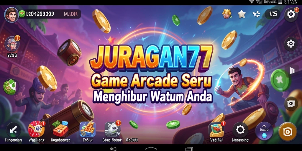 Tampilan menarik dari gameplay JURAGAN77 yang seru.