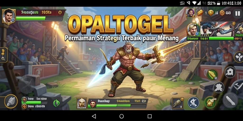 Tampilan gameplay OPALTOGEL yang menarik dan mendebarkan.