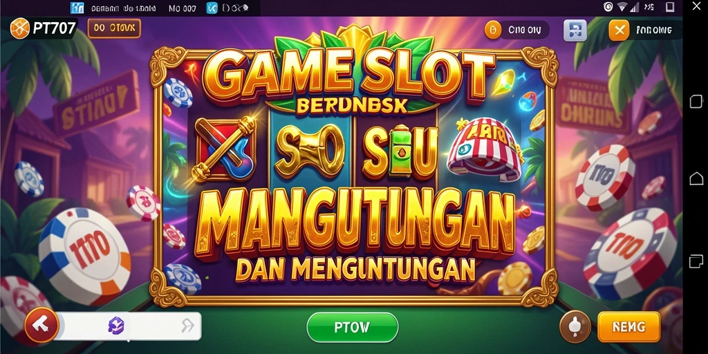 Screenshot menampilkan gameplay mendebarkan dari game Slot PT707.
