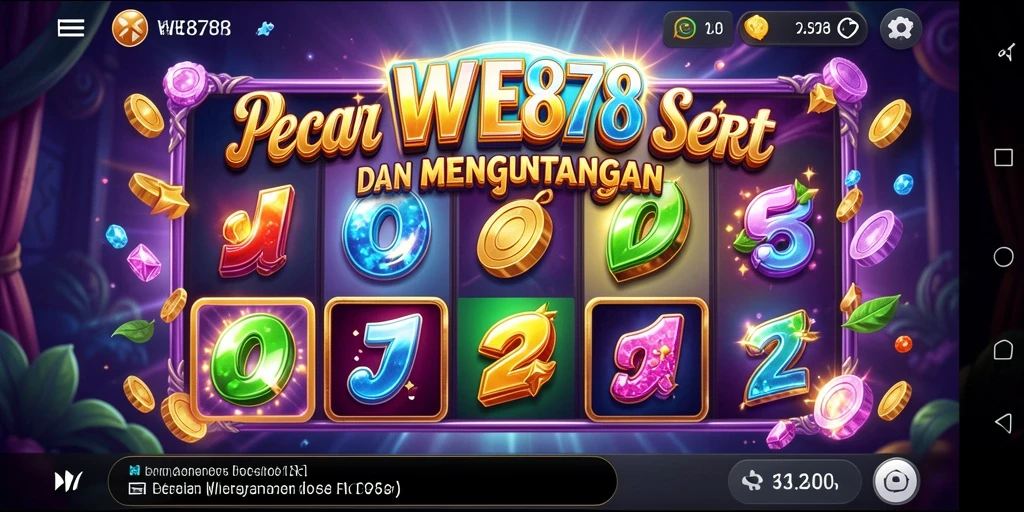 Screenshot WE878 menampilkan gameplay Slot yang menarik dan mengasyikkan.